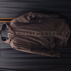 Timberland Men's Weathergear Dark Brown Parka Jacket